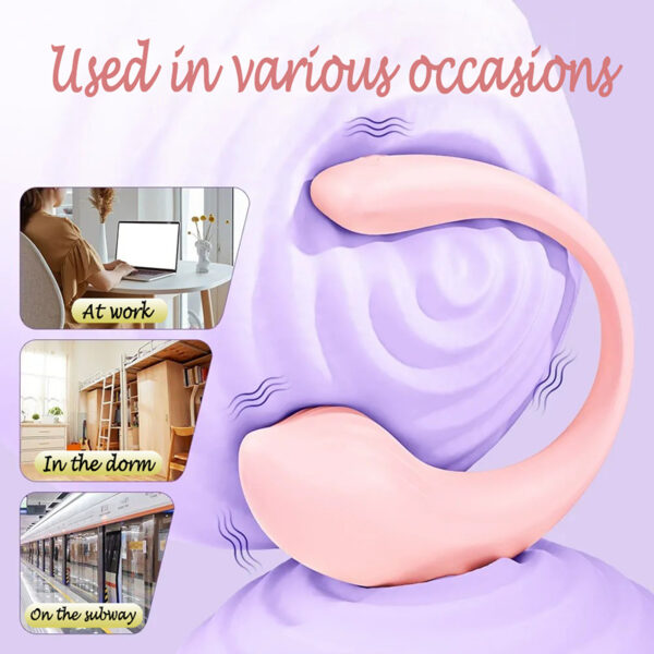 Dolphin Controlled Rechargeable remote Love Egg Vibrator - Image 4