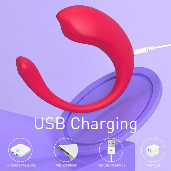 Dolphin Controlled Rechargeable remote Love Egg Vibrator - Image 7