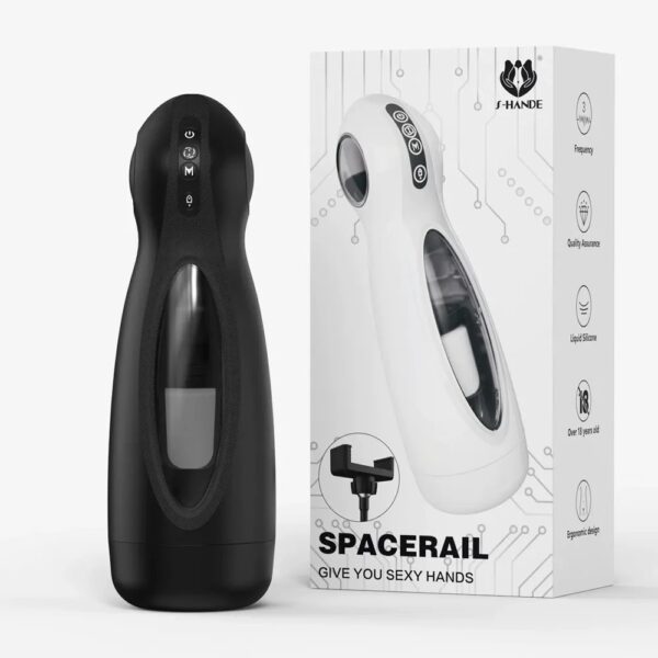 Men's retractable and rotating electric masturbator - Image 7