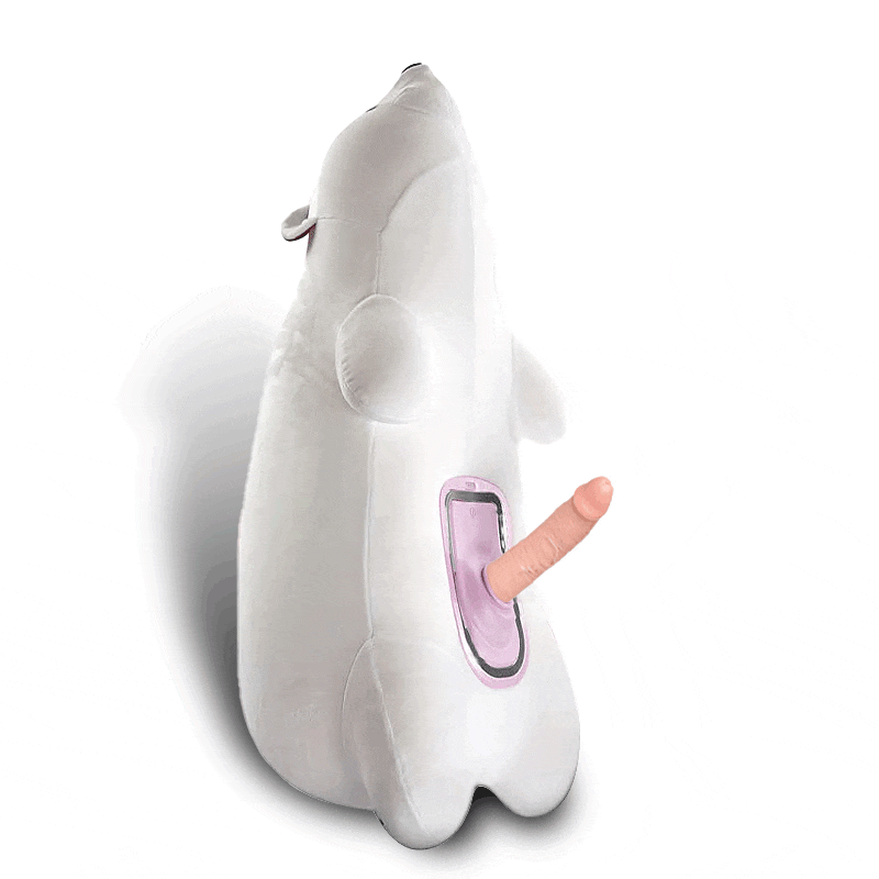 Polar Bear-Puppy-Fox Pillow Remote Control Sex Machine