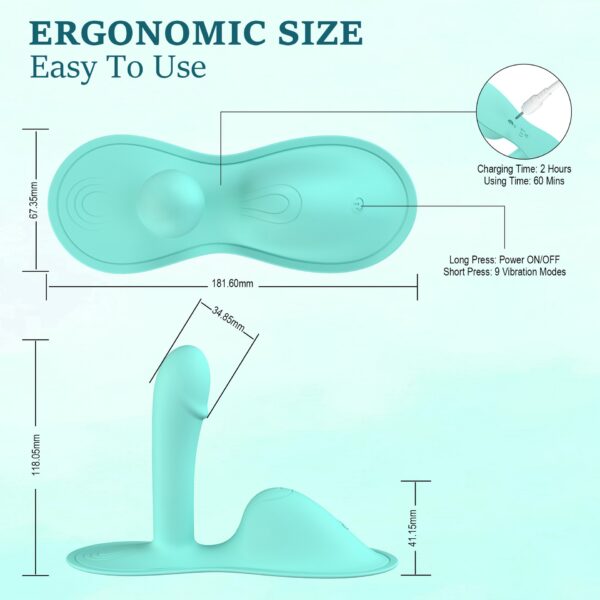 Riding impact G-spot + clitoral stimulation + anal stimulation vibrator - Image 6