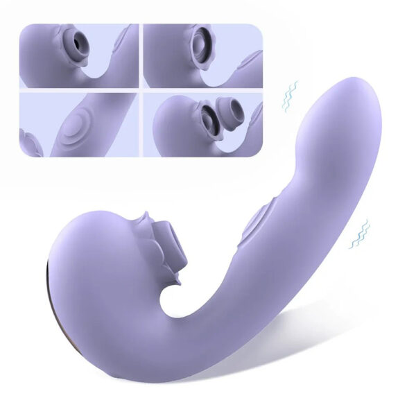 The new generation of women's telescopic sucking vibrator - Image 2