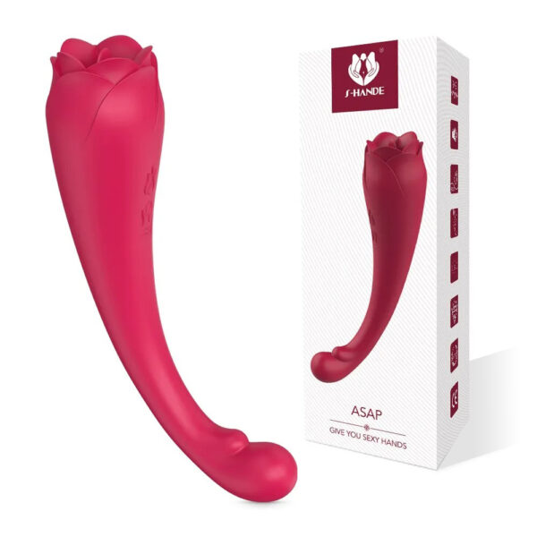 Rose honey tongue licking vibration G-spot massager - Image 5