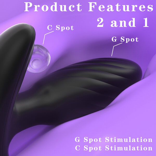 Rechargeable remote control 360° rotating bead butt plug - Image 3