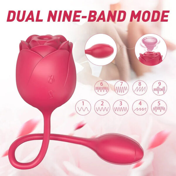 Rose vagina sucking + love egg vibrating masturbator - Image 3