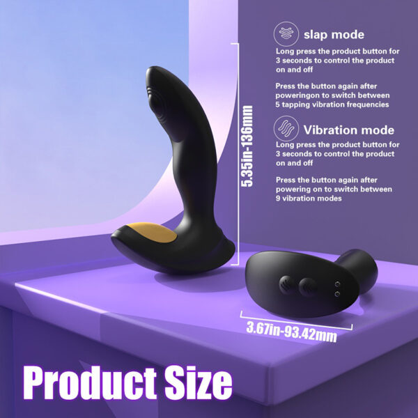 Slapping and vibrating remote control prostate massager - Image 5