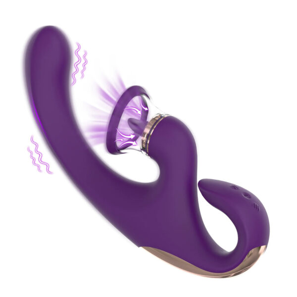 Female tongue sucking licking strong vibration multifunctional vibrator - Image 4