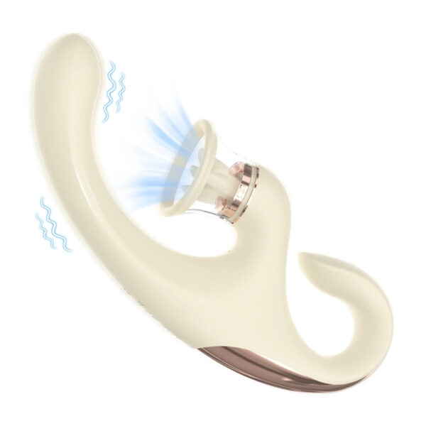 Female tongue sucking licking strong vibration multifunctional vibrator
