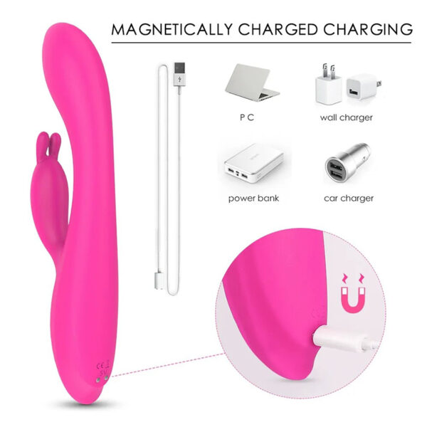 Heating rabbit vibrator that stimulates the G-spot and clitoris - Image 7