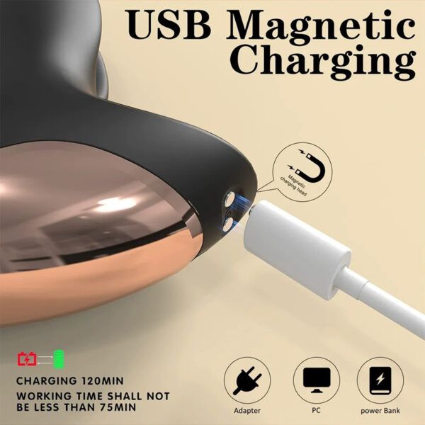 Vibrating anal plug with sperm ring lock prostate massager - Image 5