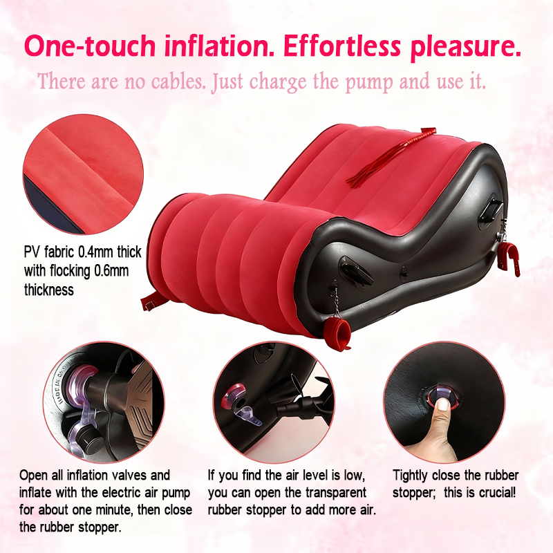 Inflatable Sex Sofa & Positioning Chair for Couples - Image 3