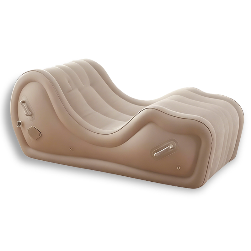 Inflatable pleasure sofa with G-spot support